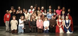 The cast of Rise of Robin Hood directed by Joseph Fisher, WHS Drama and Band Director. Photos Courtesy of Katie Ford