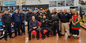 Santa had some shopping help from local law enforcement last year. They are joining forces again this year on Saturday, December 16th. Submitted