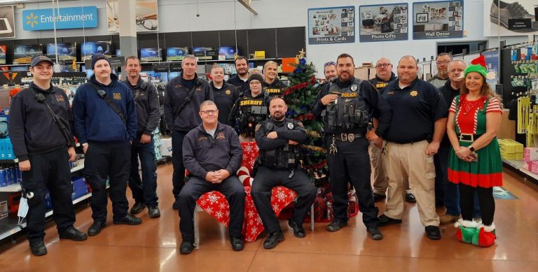 Santa had some shopping help from local law enforcement last year. They are joining forces again this year on Saturday, December 16th. Submitted