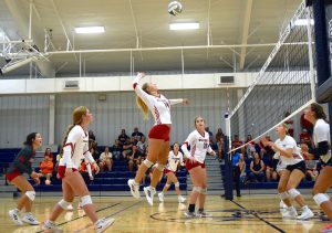 Brittan Zeka, #14, was honored for the second year in a row, earning a spot on the Second-Team AllLeague list. Photo by Ursula Gof